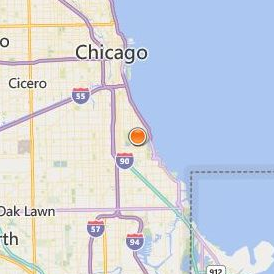 McCormick Theological Seminary Location Map - City View