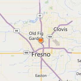 UEI College Fresno Location Map - City View