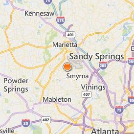 Fortis College Smyrna Location Map - City View