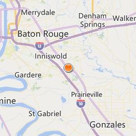 Fortis College Baton Rouge Location Map - City View
