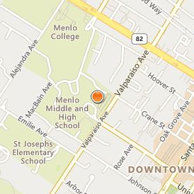 Menlo College Location Map - Street View