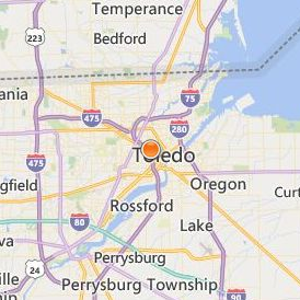 Mercy College of Ohio Location Map - City View