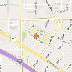 Mercy College of Ohio Location Map - Street View