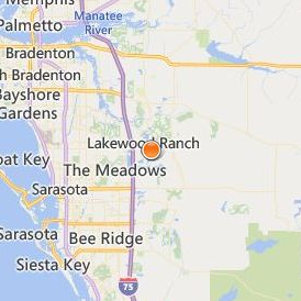 Meridian College Location Map - City View