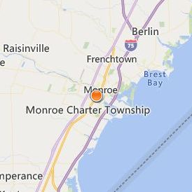 Michigan College of Beauty Monroe Location Map - City View