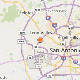 Milan Institute San Antonio Ingram Location Map - City View