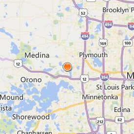 Minnesota School of Cosmetology Plymouth Location Map - City View