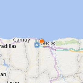 Modern Hairstyling Institute Arecibo Location Map - City View