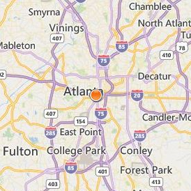 Morehouse School of Medicine Location Map - City View