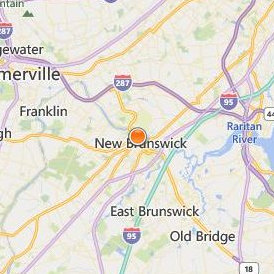 New Brunswick Theological Seminary Location Map - City View
