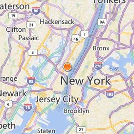 Robert Fiance Beauty Schools West New York Location Map - City View
