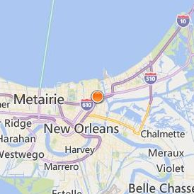 New Orleans Baptist Theological Seminary Location Map - City View