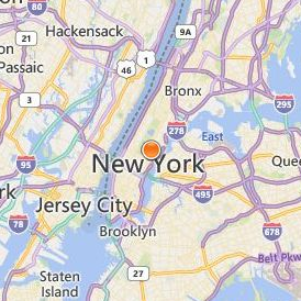 New York School of Interior Design Location Map - City View