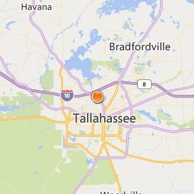 North Florida Cosmetology Institute Location Map - City View