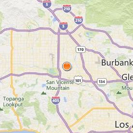 North West College Pasadena Location Map - City View