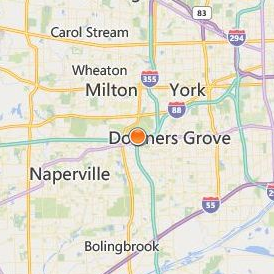 Northern Baptist Theological Seminary Location Map - City View