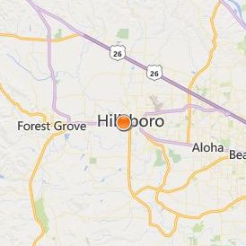Northwest College Hillsboro Location Map - City View