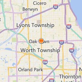 Northwestern College Southwestern Location Map - City View