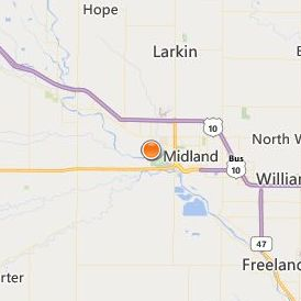 Northwood University Michigan Location Map - City View