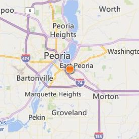 Oehrlein School of Cosmetology Location Map - City View