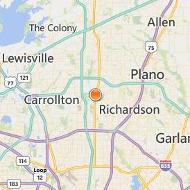 Ogle School Hair Skin Nails North Dallas Location Map - City View