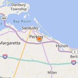 Ohio Business College Sandusky Location Map - City View