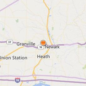 Ohio State University Newark Location Map - City View