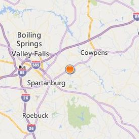 Palmetto Beauty School Location Map - City View