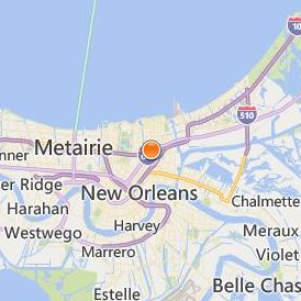 Park Place Premier Barber School Location Map - City View