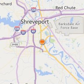 Pat Goins Benton Road Beauty School Location Map - City View