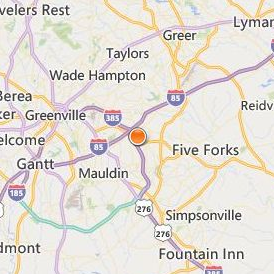 Paul Mitchell the School Greenville Location Map - City View