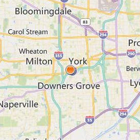 Paul Mitchell the School Lombard Location Map - City View