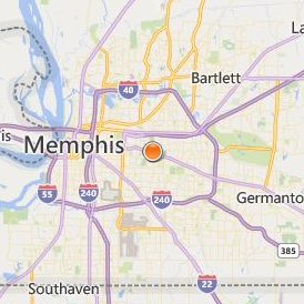 Paul Mitchell the School Memphis Location Map - City View