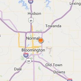 Paul Mitchell the School Normal Location Map - City View