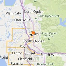 Paul Mitchell the School Ogden Location Map - City View