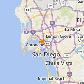 Paul Mitchell the School San Diego Location Map - City View
