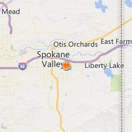 Paul Mitchell The School Spokane Location Map - City View