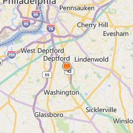 Pennco Tech Blackwood Location Map - City View