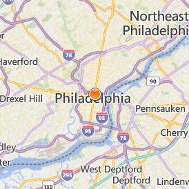 Pennsylvania Academy of the Fine Arts Location Map - City View