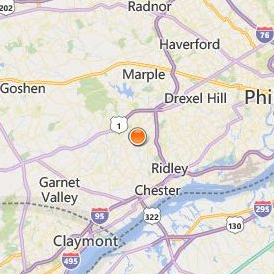 Pennsylvania Institute of Technology Location Map - City View