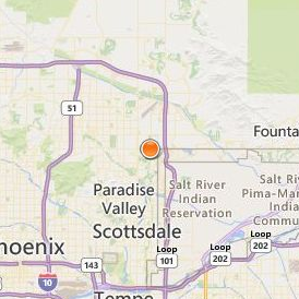 Phoenix Seminary Location Map - City View