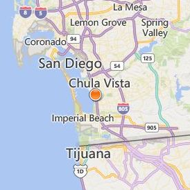 Pima Medical Institute Chula Vista Location Map - City View