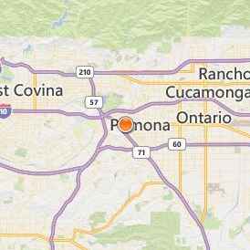 Pomona Unified School District Adult and Career Education Location Map - City View