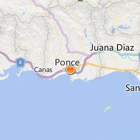 Ponce School of Medicine and Health Sciences Location Map - City View