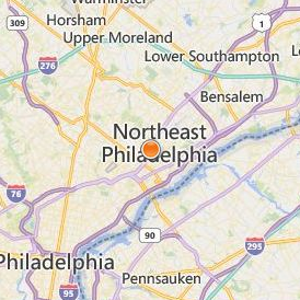 Prism Career Institute Philadelphia Location Map - City View