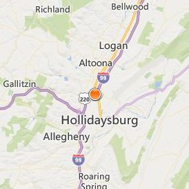 The Salon Professional Academy Altoona Location Map - City View