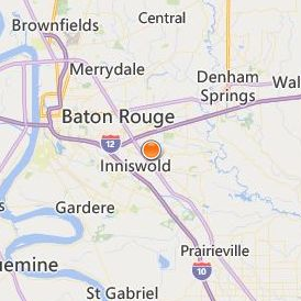 Remington College Baton Rouge Location Map - City View