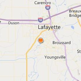 Remington College Lafayette Location Map - City View