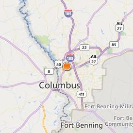 Rivertown School of Beauty Barber Skin Care and Nails Location Map - City View