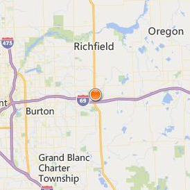 Ross Medical Education Center Davison Location Map - City View